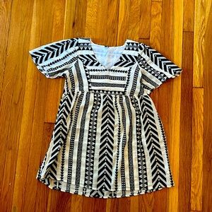 Old Navy mini swing dress, size petite small.